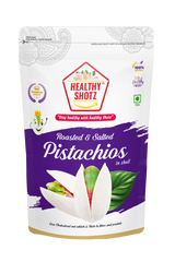 Healthy Shotz Roasted and Salted Pistachios (Irani 250gm)