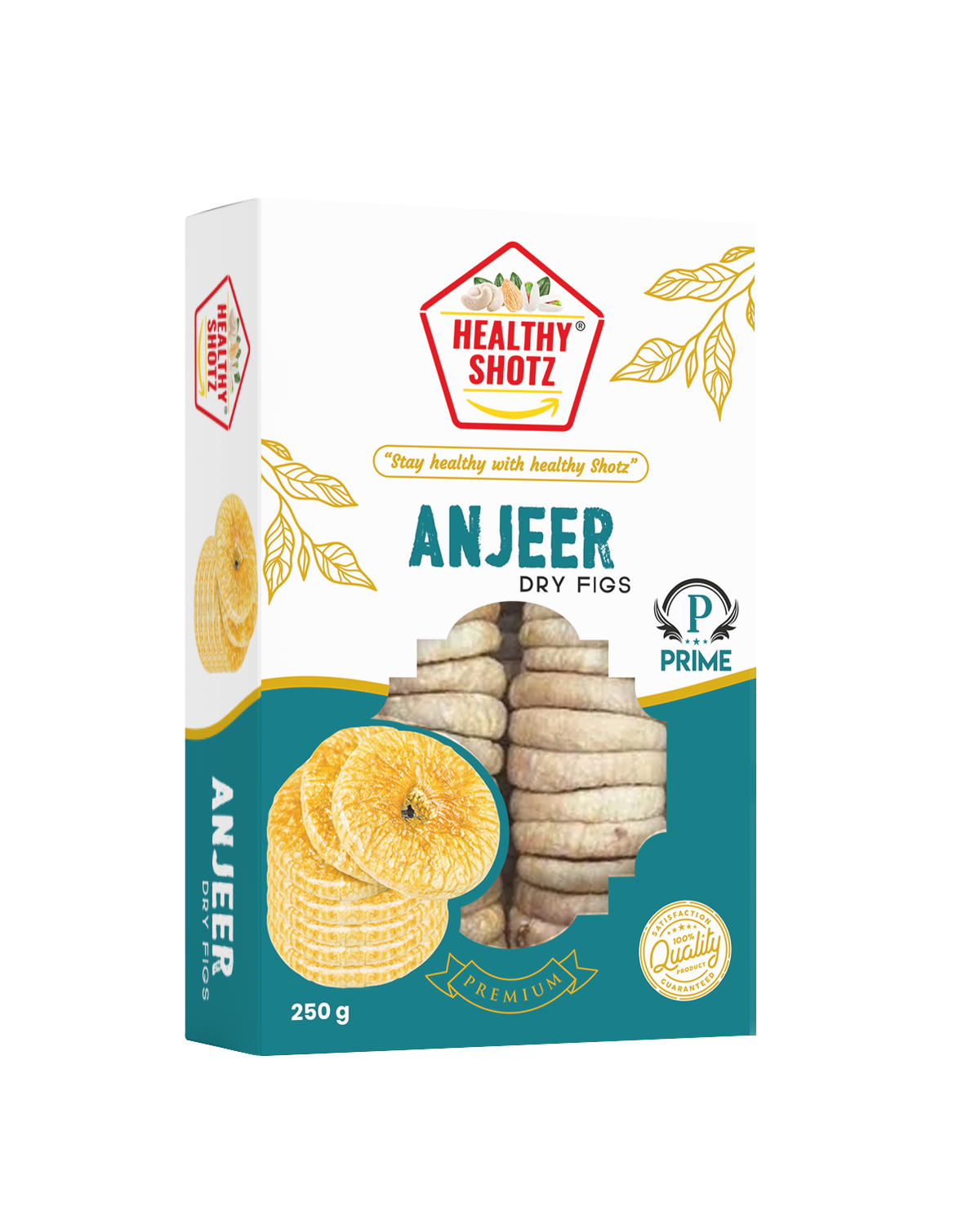 Healthy Shotz Anjeer Dry Fig (Prime) 250gram