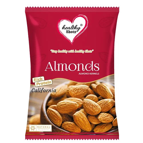 Healthy Shotz Almonds Kernels (California 250gm)